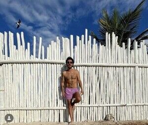 Zapote Beachwear Men’s Purple Swim Beach Shorts Size Small EUC